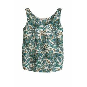 LOFT Paisley Print Sleeveless Blouse – Size Small – Vibrant Colors